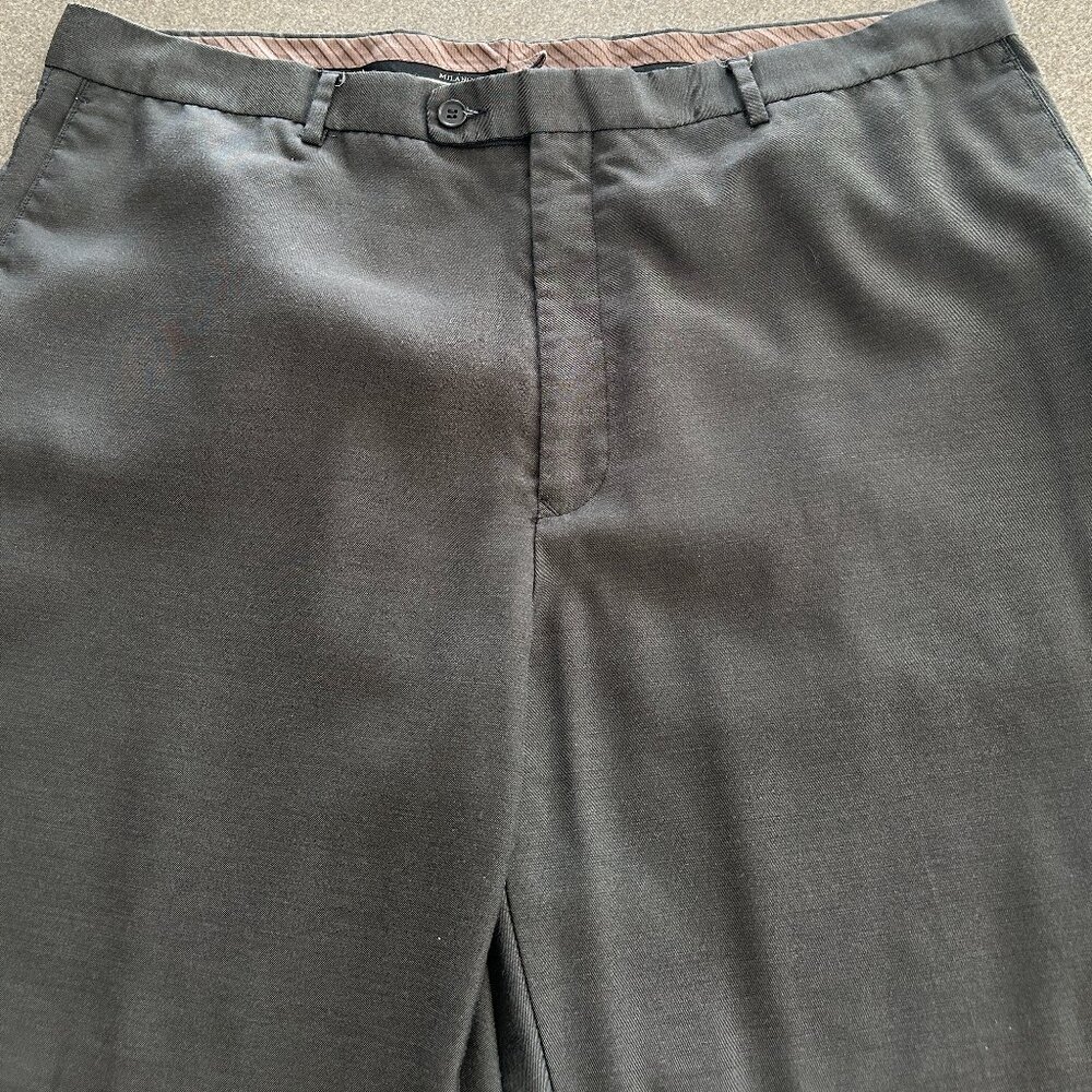 Lineage Cuffed Leg Dress Pants -Roma Milan - Gray - Size 40L
